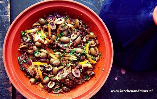 Absoluut Medaille cliënt Marokkaanse kip tajine met olijven en limoen | Recept tajine online -  Kookwinkel Kitchen&More