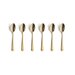 Theelepels set van 6 Austin Vintage goud Amefa