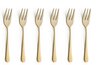 Gebaksvorkjes set van 6 Austin Vintage goud Amefa