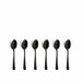 Koffielepels set van 6 Austin Vintage zwart Amefa