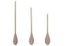 Set houten Lepels 3 stuks Esdoornhout