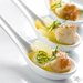 Rijstlepel porselein wit 14 cm - set 6 stuks