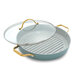 Grillpan keramisch 28cm Padova Smokey Blue