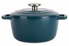 Braadpan gietijzer 20 cm groen petrol Fontestic