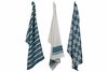 Theedoek Blauw Set van 3