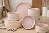 Serviesset 18-delig Coco Roze 6 personen