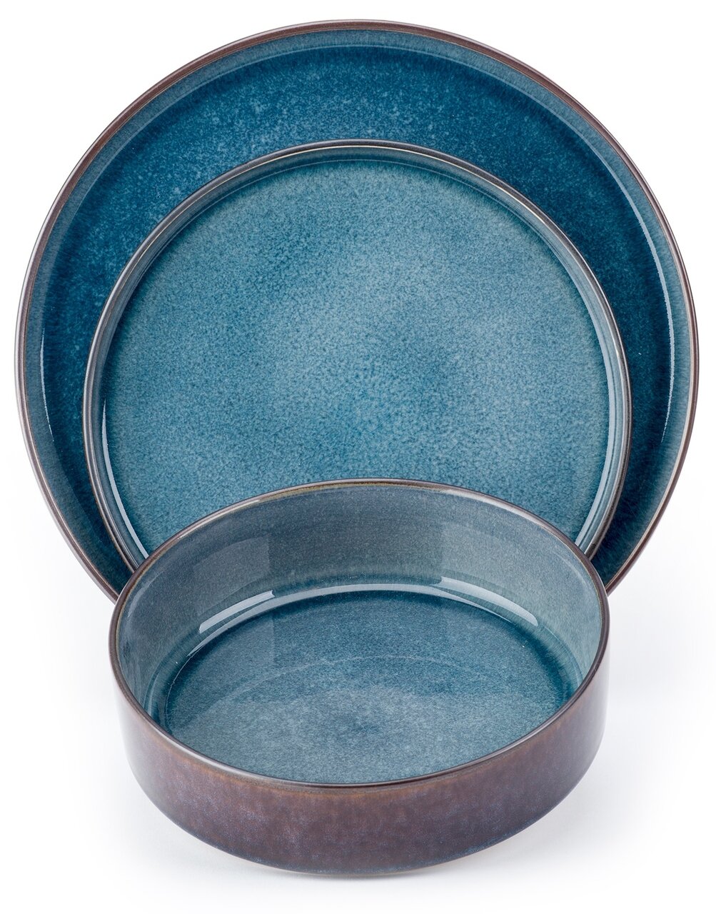 Serviesset 18-delig Quintana blauw