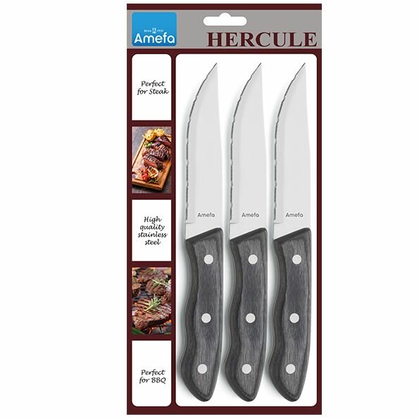Steakmessen set 3 delig Hercule Amefa