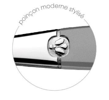 Steakmessen set Jet Satin in rond blok Lou Laguiole