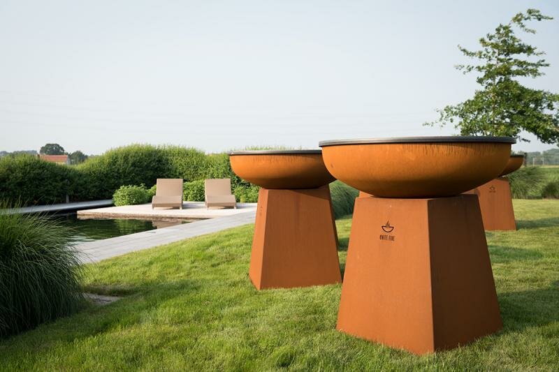 Barbecue Whitefire 102 cm Cortenstaal