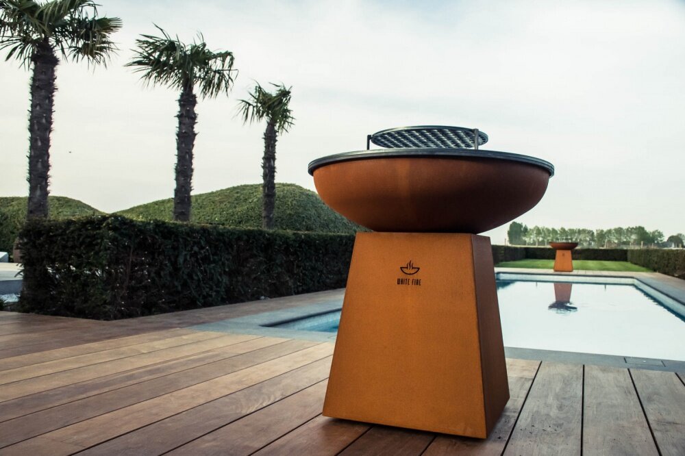 Wielen voor barbecue Whitefire