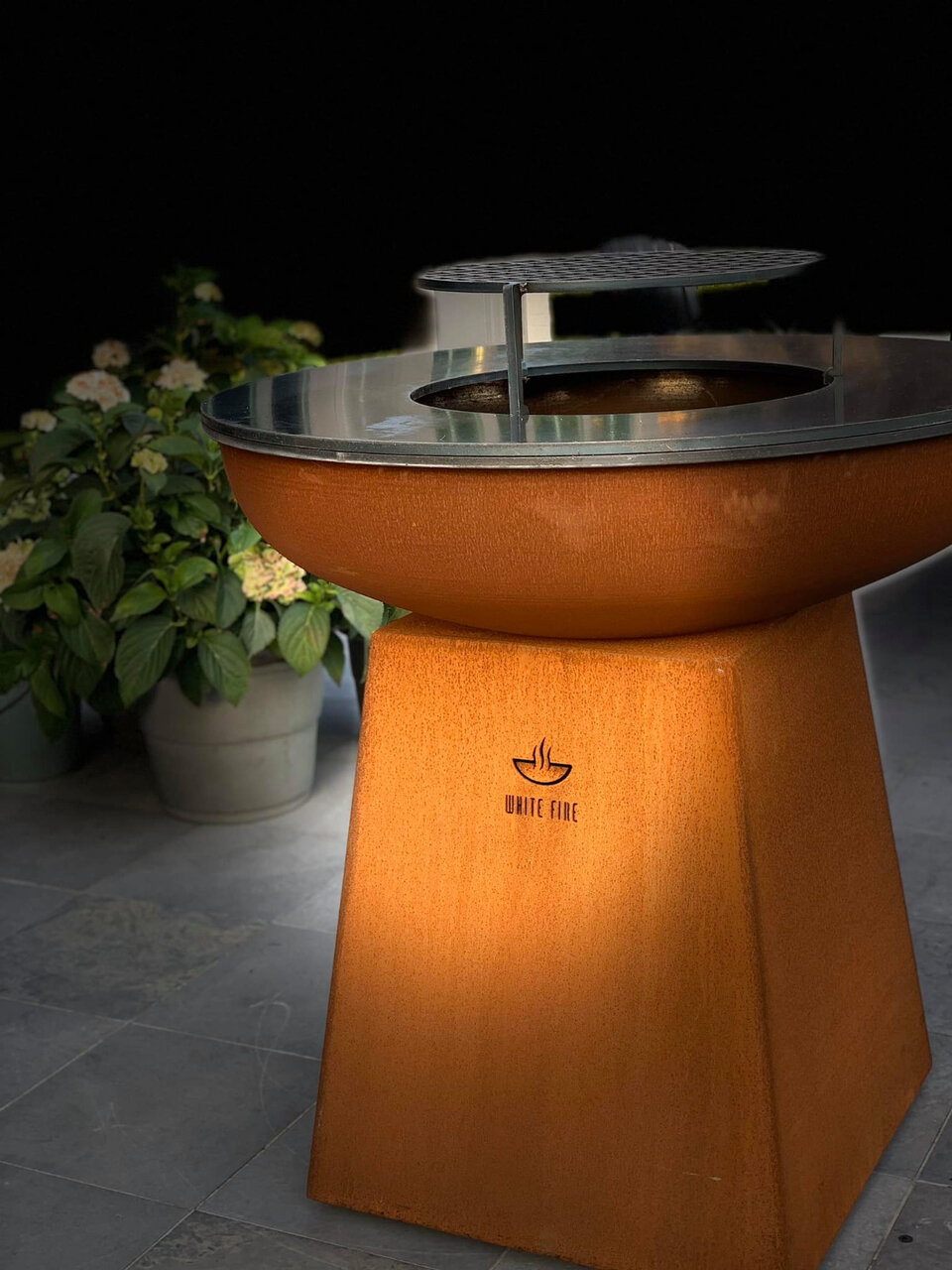 Barbecue Whitefire 102 cm Cortenstaal