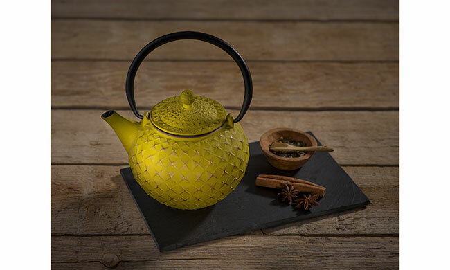 Theepot gietzijzer Sakai goud groen 1 liter