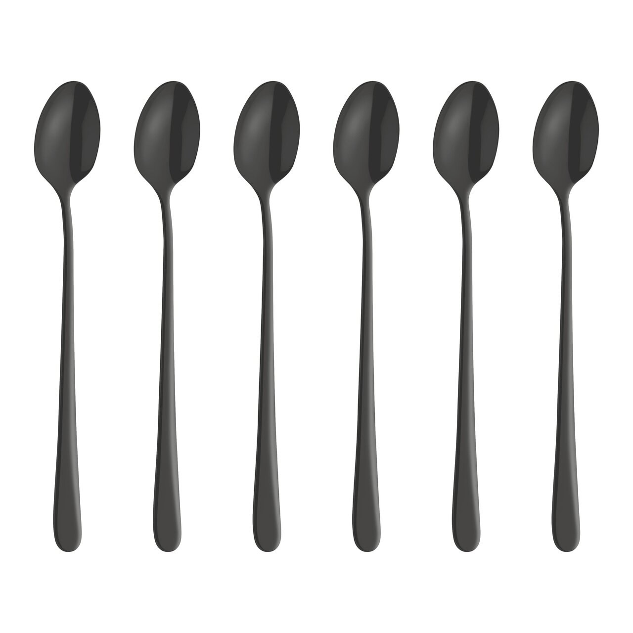 Longdrink lepels set van 6 Austin Vintage zwart Amefa
