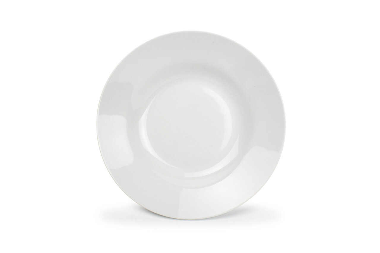 Bord diep Basic White rand