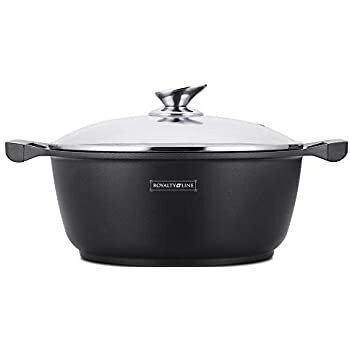 Braadpan 20 cm marmeren coating 