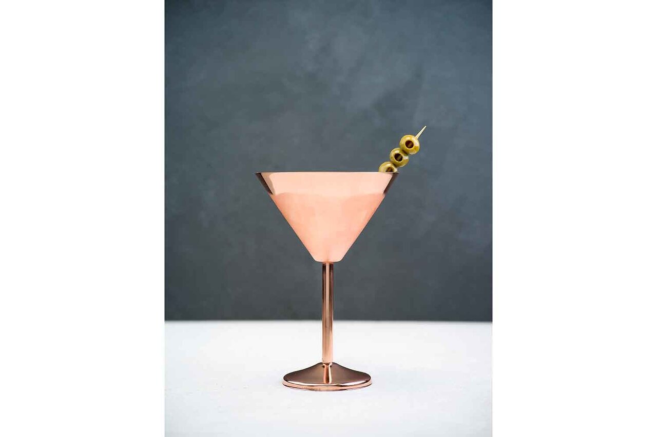 Martini glas 35cl Koper RVS 