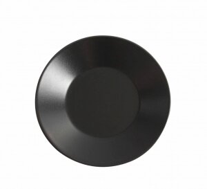 Asia Black plat bord mat zwart 21 cm