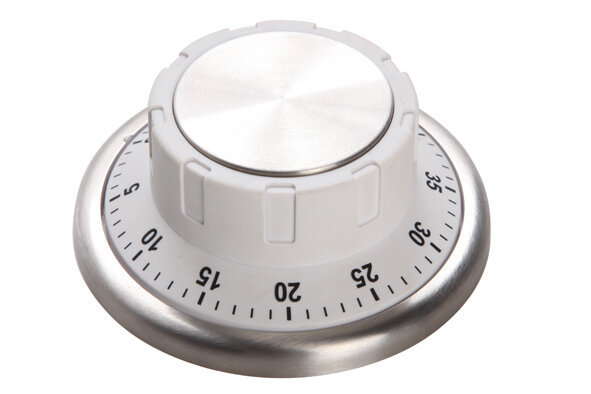 Kookwekker magneet wit 9,2 cm