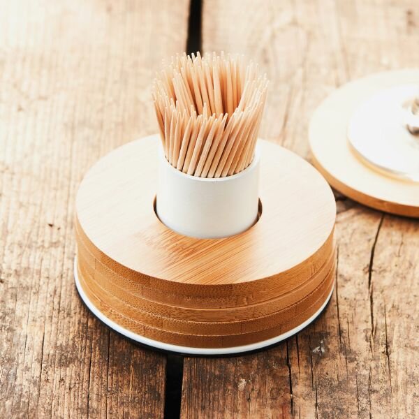 Glasonderzetters set van 6 bamboe by Tore Bleuz&eacute;