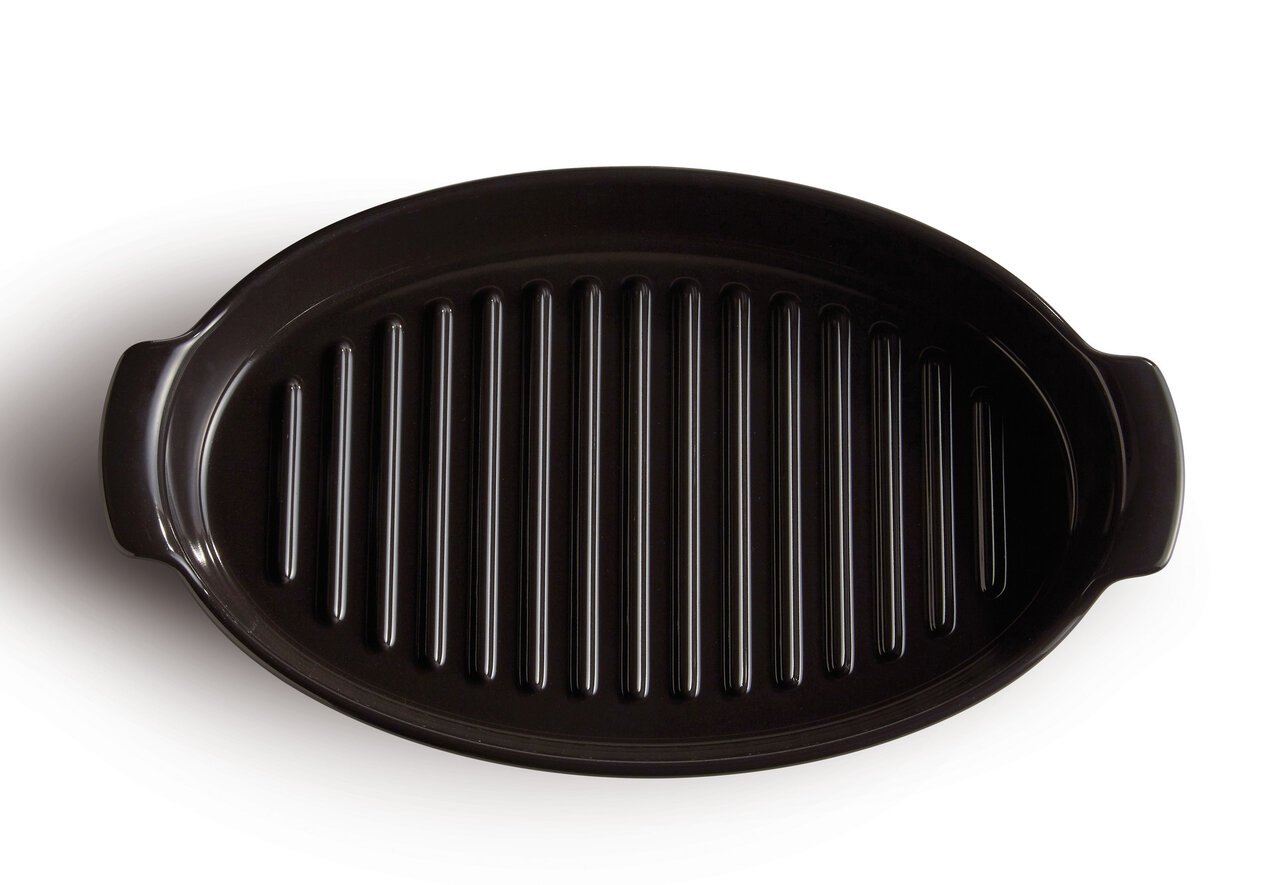 Papillote&nbsp;ovenschaal met deksel 41 cm Emile Henry onderkant schaal