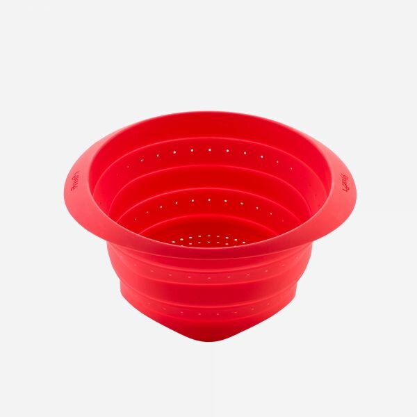 Vouwbare vergiet rood 23 cm