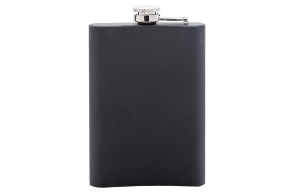 Borstflesje whiskey 0,23 L zwart