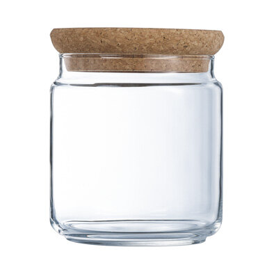 Voorraadpot met kurken deksel 0,75 L Durable