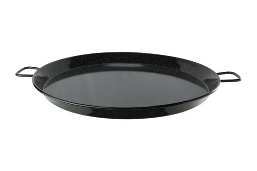 Paellapan 70 cm ge&euml;mailleerd staal