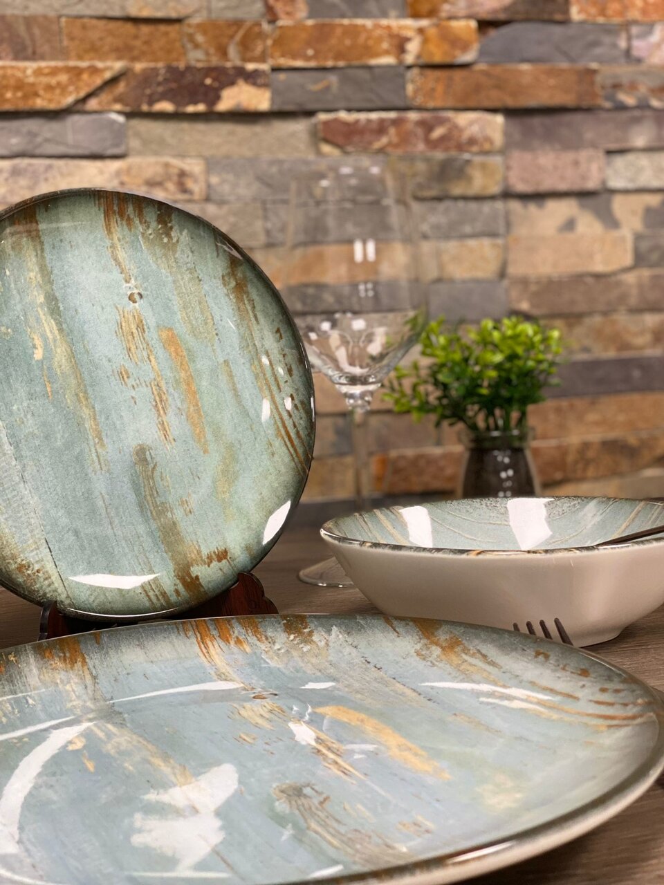 Serviesset 18-delig Madera