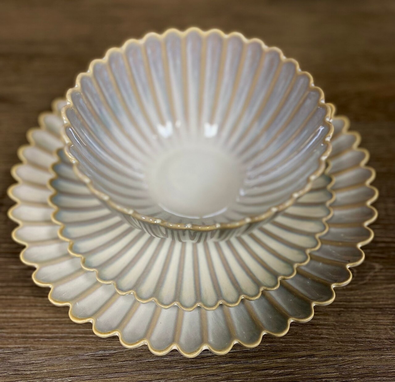 Serviesset 18-delig Lotus Salt &amp; Pepper