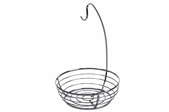 Fruitmand met bananenhanger zwart