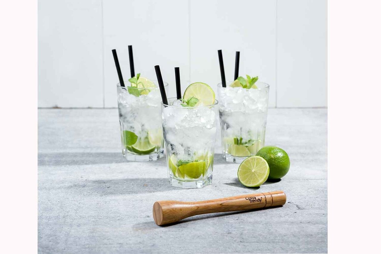 Cocktailstamper hout 22 cm