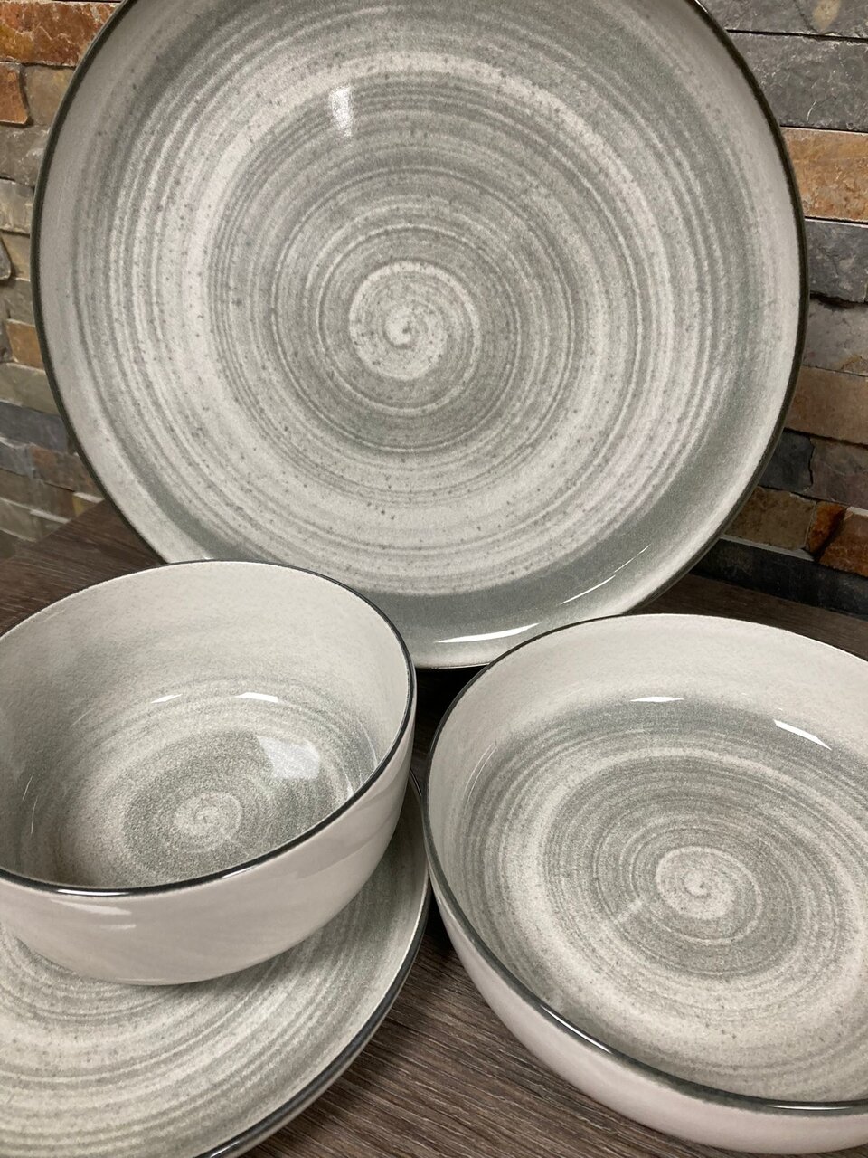 Serviesset 24-delig Baltic grey