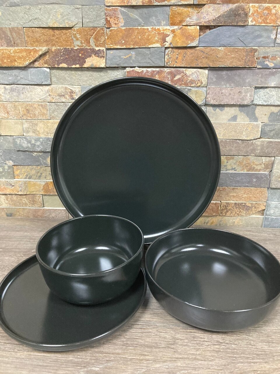 Serviesset 24-delig Baltic black