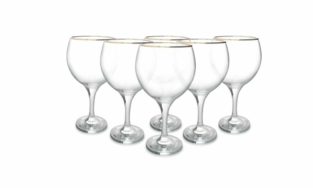 Gin Tonic glas Florence 64,5cl met gouden rand