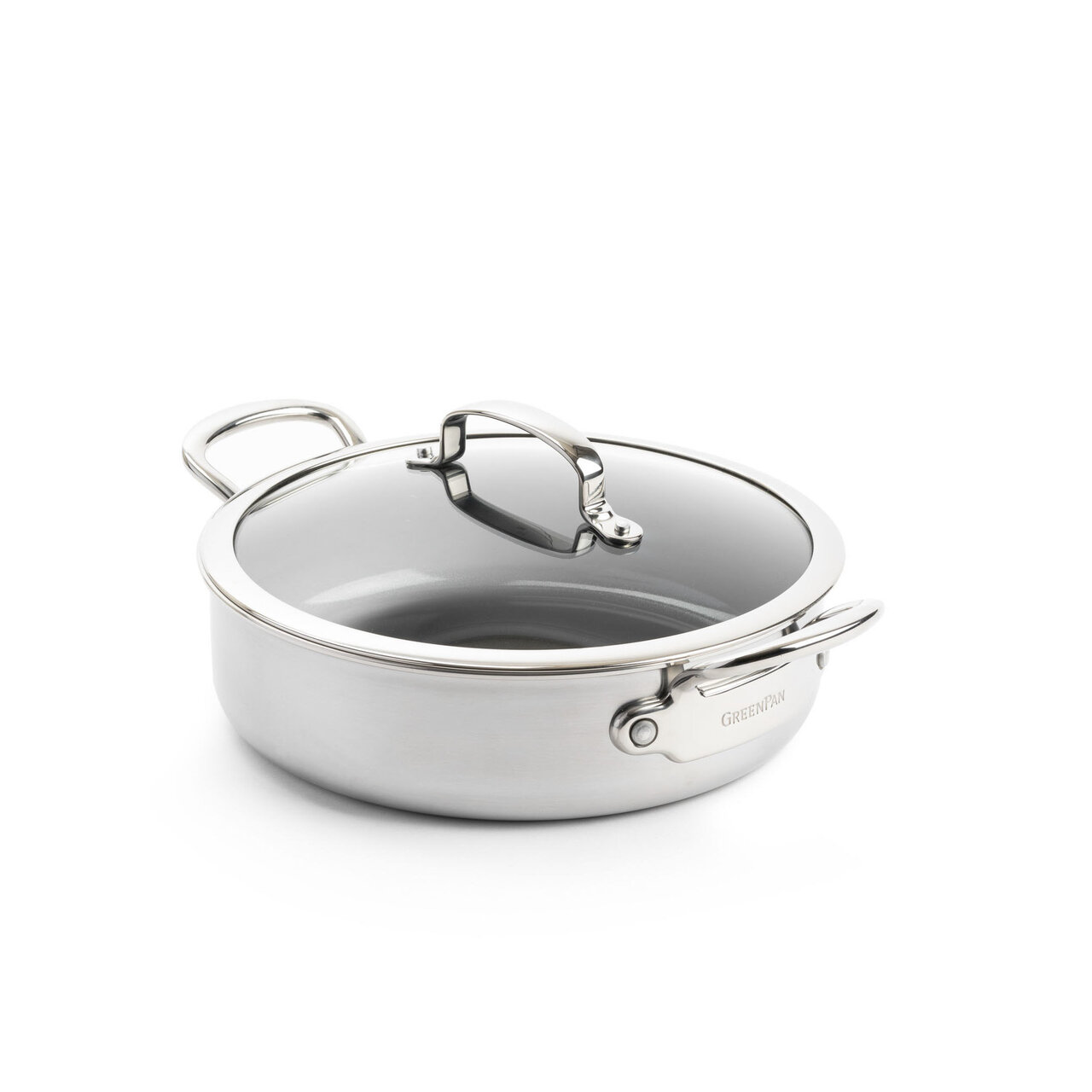 Stoofpan met deksel Greenpan Premi&egrave;re 26cm