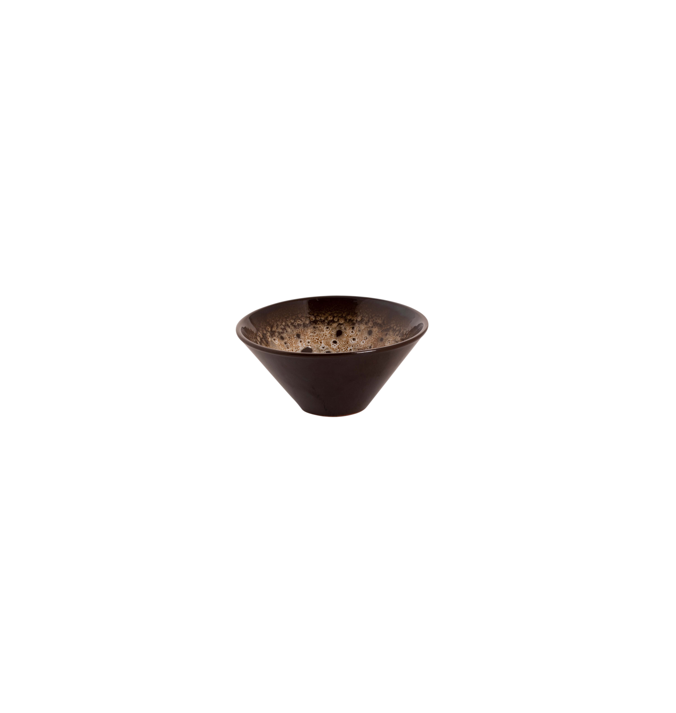 Schaal Sabana 15 cm 50 cl Bruin Wit