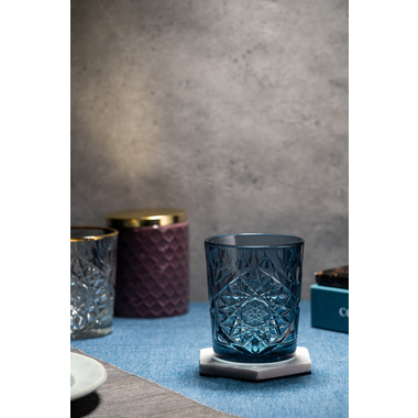 Tumbler glas donker blauw 35 cl Hobstar Libbey
