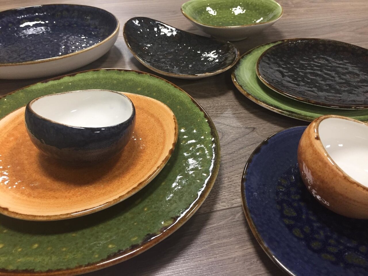 Serviesset 18-delig Jersey oranje Q Authentic