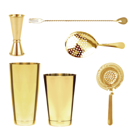 Bar Professional Cocktailbox 80 cl Goud