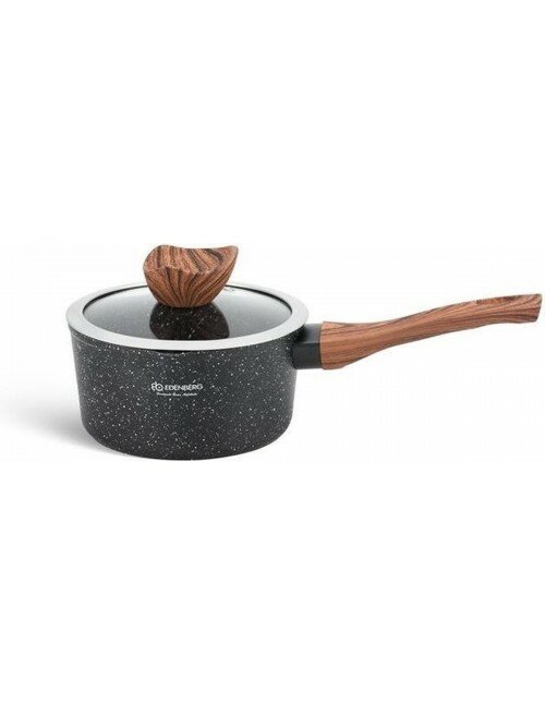 Pannenset Luxe 15 Delig Zwart-Bruin Ed&euml;nb&euml;rg Stonetec Line