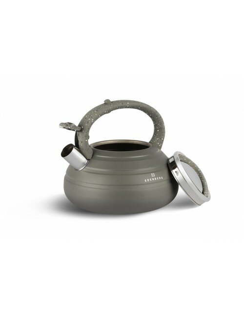 Fluitketel 3L Inductie Ed&euml;nb&euml;rg Gray Line Speckles