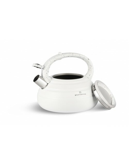 Fluitketel 3L Inductie Ed&euml;nb&euml;rg White Line Speckles