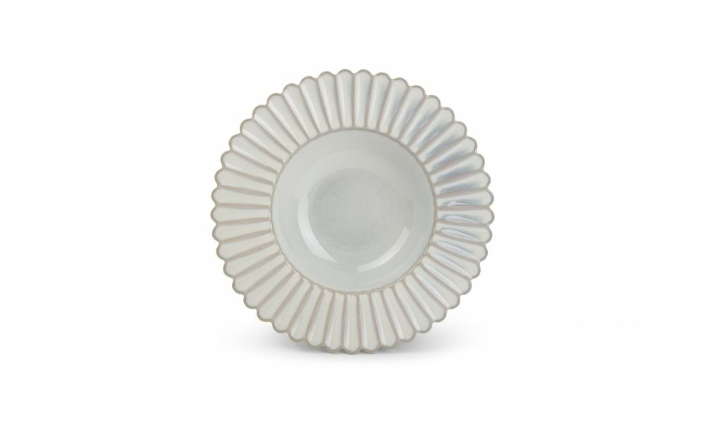 Diep bord Lotus Wit 24/ 13x4cm