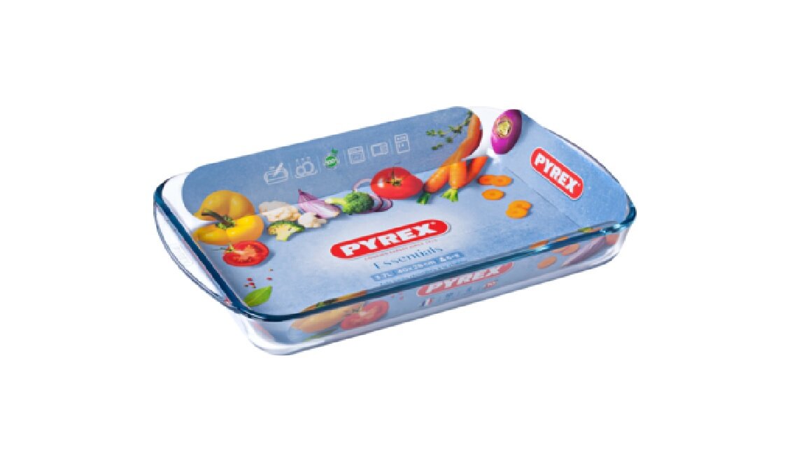 Ovenschaal 3,7L Pyrex Essentials borosilicaat