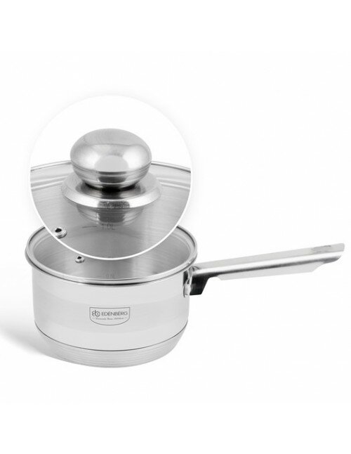 Steelpan RVS 16 cm Zilver Ed&euml;nb&euml;rg Classic Line