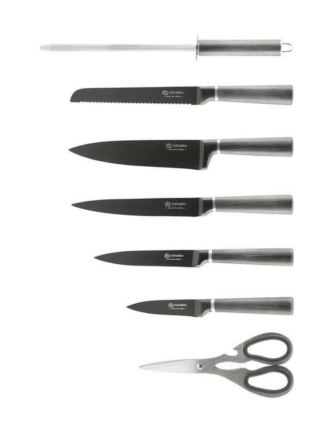 Messenset 8-Delig op roterende standaard Ed&euml;nb&euml;rg Gray Line 1