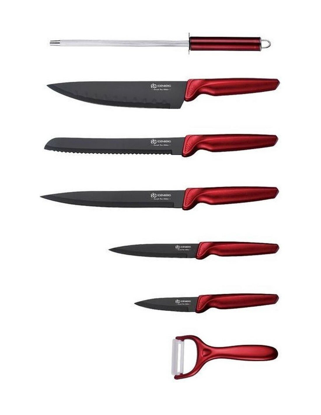 Messenset 8-Delig op roterende standaard Ed&euml;nb&euml;rg 1