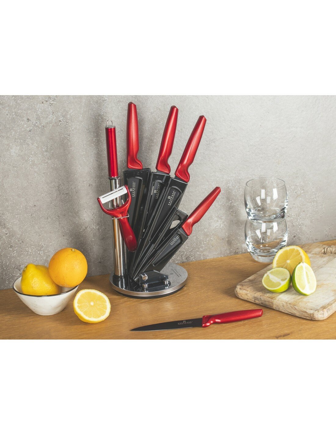 Messenset 8-Delig op roterende standaard Ed&euml;nb&euml;rg 2